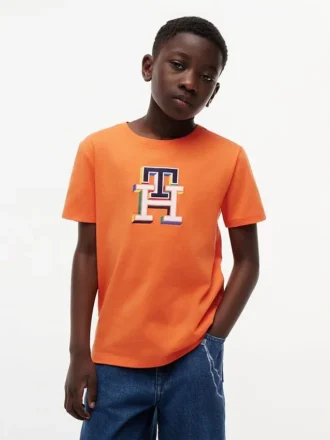Kinderen’s veelkleurig monogram T-shirt