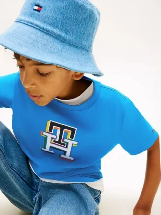 Kinderen’s veelkleurig monogram T-shirt