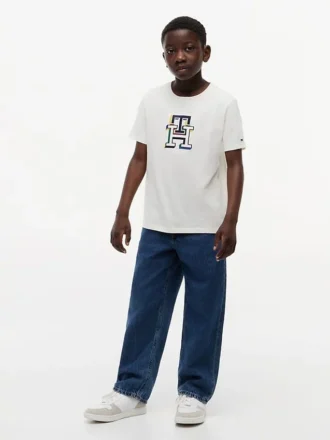 Kinderen’s veelkleurig monogram T-shirt