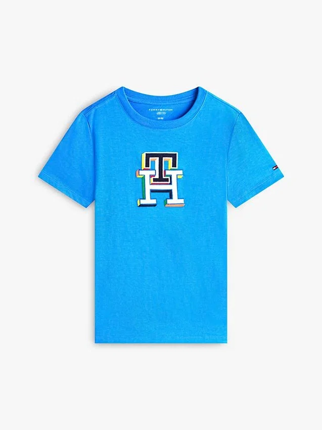 Kinderen’s veelkleurig monogram T-shirt Kinderen’s veelkleurig monogram T-shirt