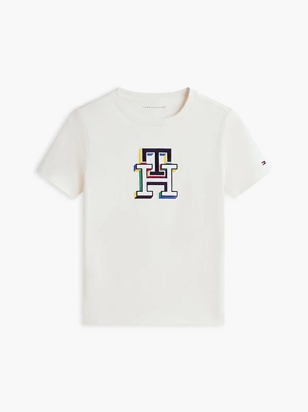 Kinderen’s veelkleurig monogram T-shirt Kinderen’s veelkleurig monogram T-shirt