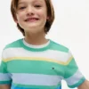 Kinderen T-shirt met veelkleurige strepen Kinderen T-shirt met veelkleurige strepen