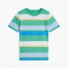 Kinderen T-shirt met veelkleurige strepen Kinderen T-shirt met veelkleurige strepen