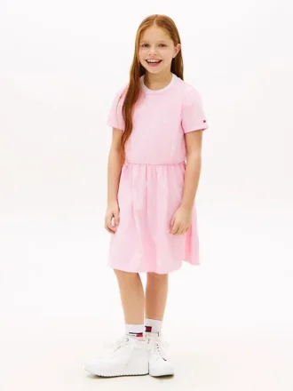 Kinderjurk met lenteprint