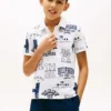 Kinderpolo met all-over logo Kinderpolo met all-over logo