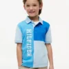 Kinderpolo met stretch en kleurbloklogo Kinderpolo met stretch en kleurbloklogo