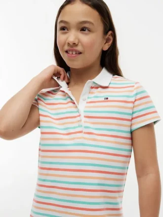 Kinderpolojurk met meerdere strepen