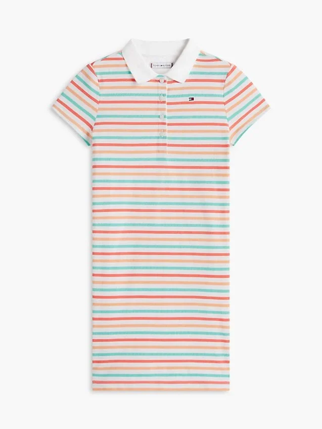 Kinderpolojurk met meerdere strepen Kinderpolojurk met meerdere strepen