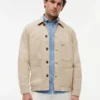 Kledingstukgeverfd denim werkjack Kledingstukgeverfd denim werkjack