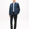 Kledingstukgeverfd denim werkjack Kledingstukgeverfd denim werkjack
