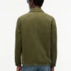 Kledingstukgeverfd denim werkjack Kledingstukgeverfd denim werkjack