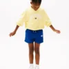 Korte broek met geborduurd logo voor kinderen Korte broek met geborduurd logo voor kinderen