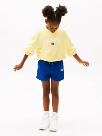 Korte broek met geborduurd logo voor kinderen
