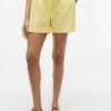 Korte shorts van linnen-katoenmix Korte shorts van linnen-katoenmix