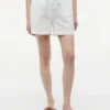 Korte shorts van linnen-katoenmix Korte shorts van linnen-katoenmix