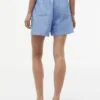 Korte shorts van linnen-katoenmix Korte shorts van linnen-katoenmix