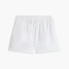 Korte shorts van linnen-katoenmix Korte shorts van linnen-katoenmix