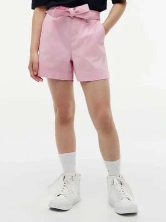Korte stretch-Shorts met riem voor kinderen