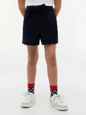 Korte stretch-Shorts met riem voor kinderen