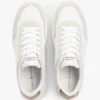 Lage sneaker van gemengd leer Lage sneaker van gemengd leer