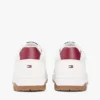 Lage sneaker van gemengd leer Lage sneaker van gemengd leer