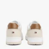 Lage sneaker van gemengd leer Lage sneaker van gemengd leer
