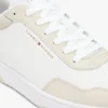 Lage sneaker van gemengd leer Lage sneaker van gemengd leer