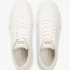 Lage sneaker van leer en suède Lage sneaker van leer en suède