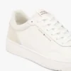 Lage sneaker van leer en suède Lage sneaker van leer en suède
