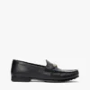 Lederen loafer met ketting Lederen loafer met ketting