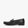 Lederen loafer met ketting Lederen loafer met ketting