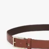 Lederen riem met vierkante gesp Lederen riem met vierkante gesp