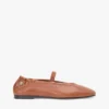 Leren Mary Jane-ballerina Leren Mary Jane-ballerina