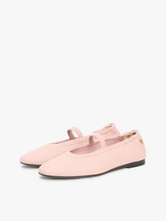 Leren Mary Jane-ballerina