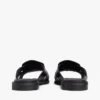 Leren penny loafer-sandaal Leren penny loafer-sandaal
