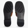 Leren penny loafer-sandaal Leren penny loafer-sandaal
