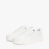 Leren platform-court-sneaker Leren platform-court-sneaker