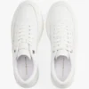 Leren platform-court-sneaker Leren platform-court-sneaker