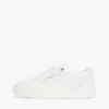 Leren platform-court-sneaker Leren platform-court-sneaker