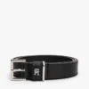 Leren riem met all-over monogram Leren riem met all-over monogram