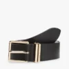 Leren riem met vierkante gesp Leren riem met vierkante gesp