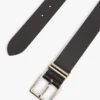 Leren riem met vierkante gesp Leren riem met vierkante gesp