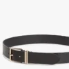 Leren riem met vierkante gesp Leren riem met vierkante gesp