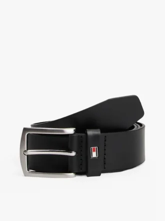 Leren riem met vlaggenlus