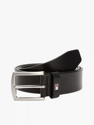 Leren riem met vlaggenlus