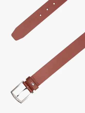 Leren riem met vlaggenlus
