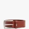 Leren riem met vlaggenlus Leren riem met vlaggenlus