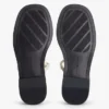 Leren sandaal met metallic accenten Leren sandaal met metallic accenten