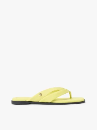 Leren teenslipper