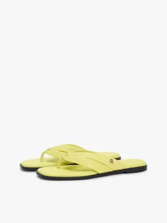 Leren teenslipper
